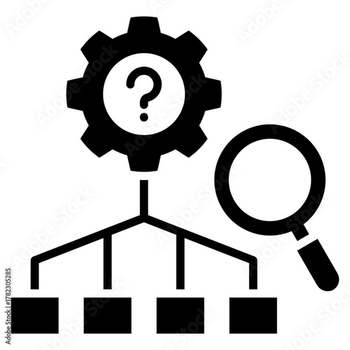 Root Cause Glyph Icon