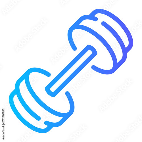 gym gradient icon