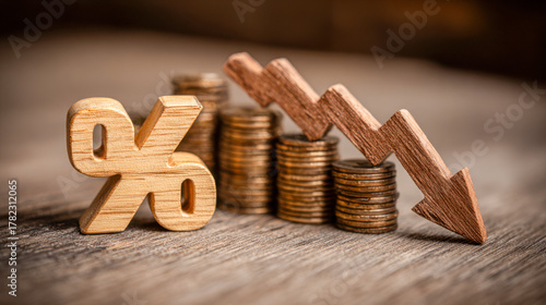 Interest rates decreasing impacting financial economy investment