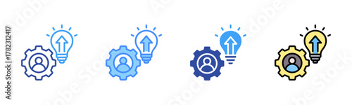 Creativity Icon, Multi Styles Icon Set