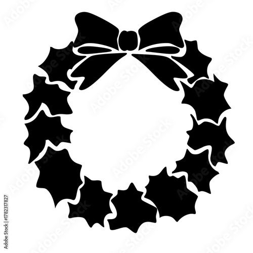 Cute Doodle Christmas Vector Clipart Set,Hand Drawn Holiday Elements
