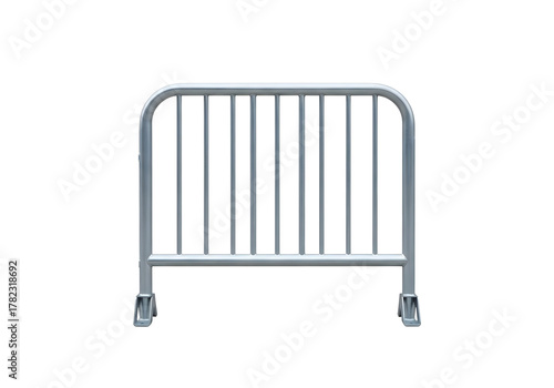 Wallpaper Mural Metal crowd control barrier with feet isolated on transparent background Torontodigital.ca