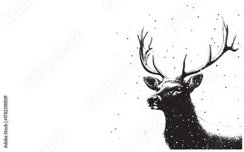 deer silhouette vector
