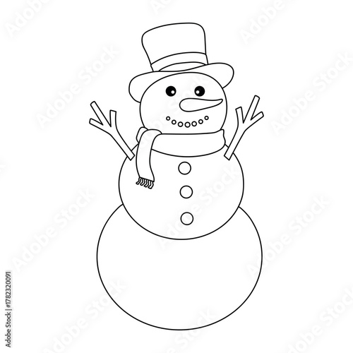  Fun Winter Activity Worksheets Coloring Page of Snowman for Kids Printable