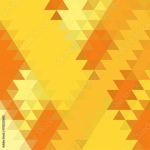 Abstract yellow triangular background. polygonal style. vector geometric illustration. eps 10