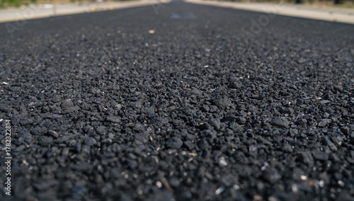 Fototapeta Naklejka Na Ścianę i Meble -  Black asphalt texture, suitable for road surfaces and urban development