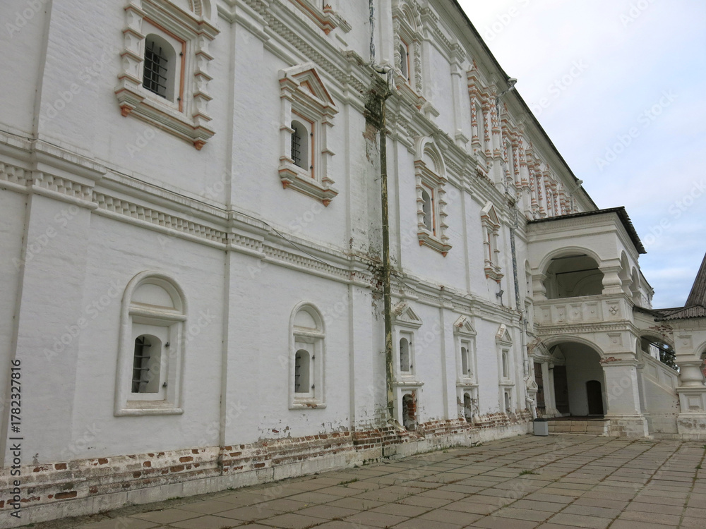 Fototapeta premium territory of the Ryazan Kremlin, Russia, in summer