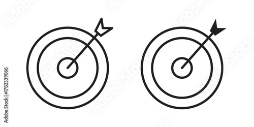 Aim icon for your website design, logo, app, UI. EPS10