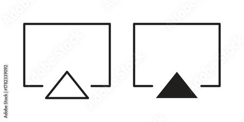 Airplay icon for your website design, logo, app, UI. EPS10