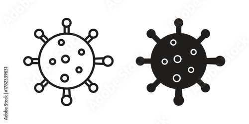 Bacteria icon for your website design, logo, app, UI. EPS10
