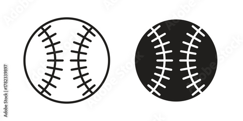 Baseball icon for your website design, logo, app, UI. EPS10