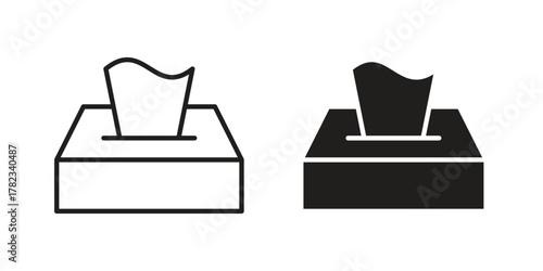 Box tissue icon for your website design, logo, app, UI. EPS10