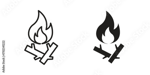 Campfire icon for your website design, logo, app, UI. EPS10