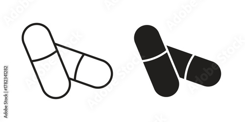 Capsules icon for your website design, logo, app, UI. EPS10