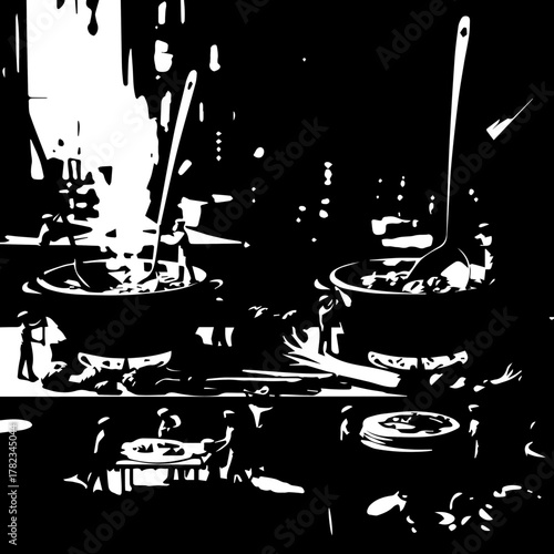 Close-up of DJ Turntables and Mixer Equipment.