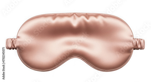 Rose gold silk sleep mask for luxurious rest and relaxation