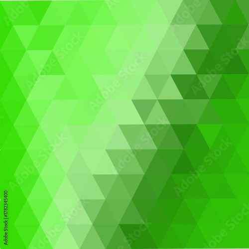 Green triangular background. Abstract vector illustration. Decor element. eps 10