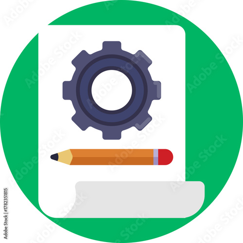 Document under review or editing, with settings adjustments.