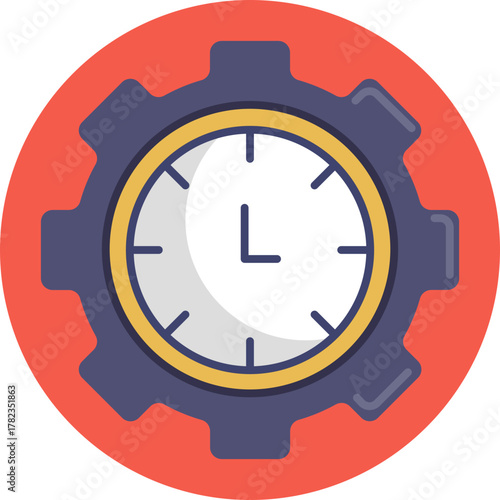 Mechanical cog indicating processes, adjustments, or maintenance in progress.