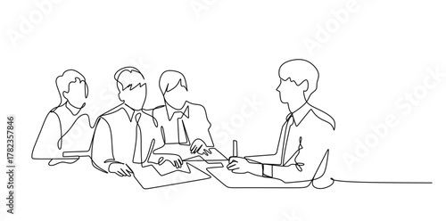 One continuous single drawing line art flat doodle student, education, school, teenage, study, person, rest, learning. Isolated image hand draw contour on a white background,