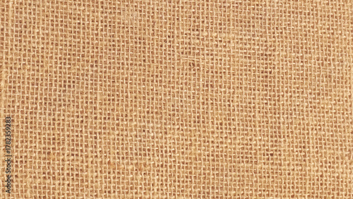 Brown burlap, sackcloth texture background. Coarse natural burlap texture. 