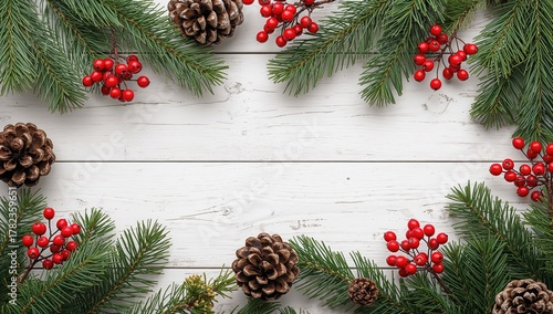 Christmas-themed floral arr...