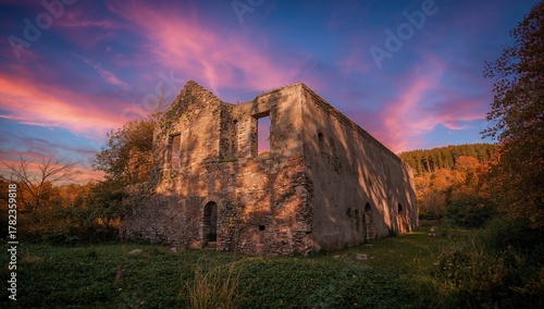 Remnants of ancient ruins i...