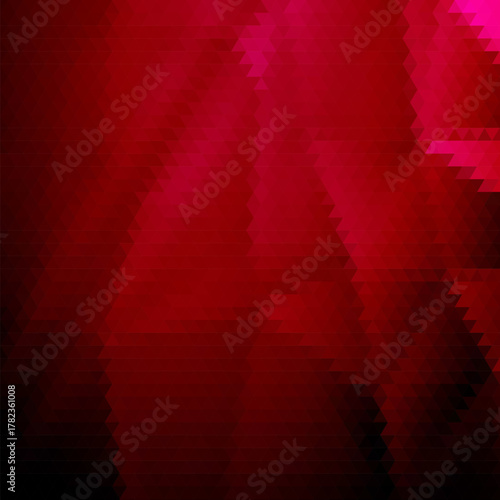 Red triangular background. Vector abstract graphics. Presentation template, advertising banner. Decor element. eps 10