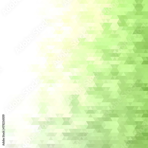 Light green triangular abstract background. Presentation template. polygonal style. eps 10