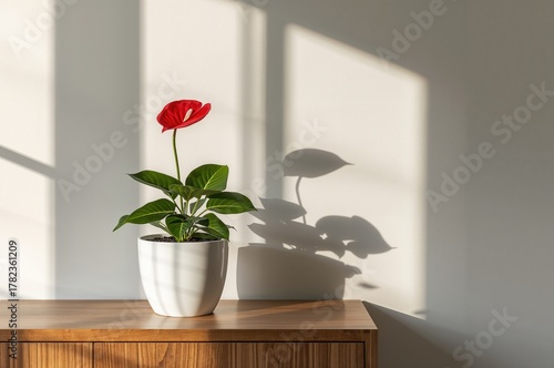 Red Anthurium indoor plant ...
