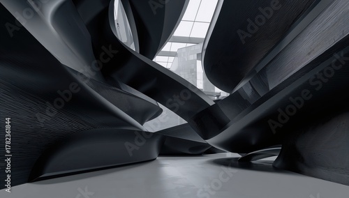 Dynamic interior featuring ...