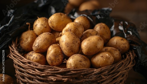 Freshly Gathered Potatoes i...