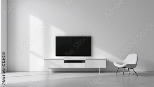 A simple TV cabinet positio...
