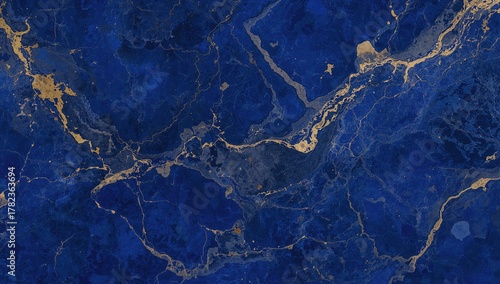 Elegant navy marble surface...