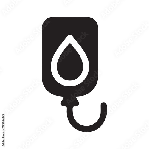 Healthcare Blood Donation Awareness Volunteer Service Icon