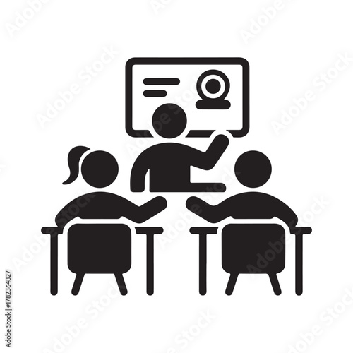 Group Learning Education Class Community Support Icon
