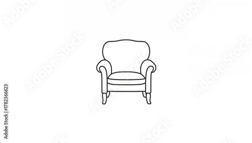 Outline illustration of a h...