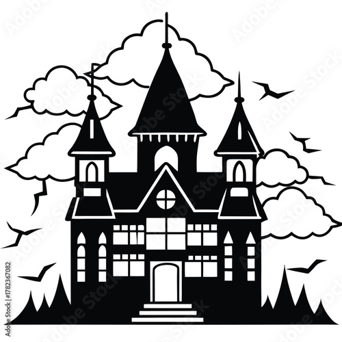 vector illustration of a church