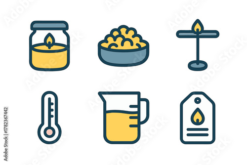 Candle making tools and ingredients for creating custom candles at home