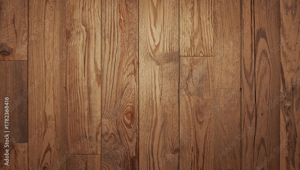 Naklejka premium Smooth wooden surfaces displaying natural grain patterns