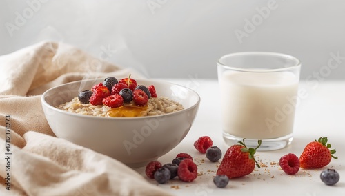 Healthy breakfast featuring...