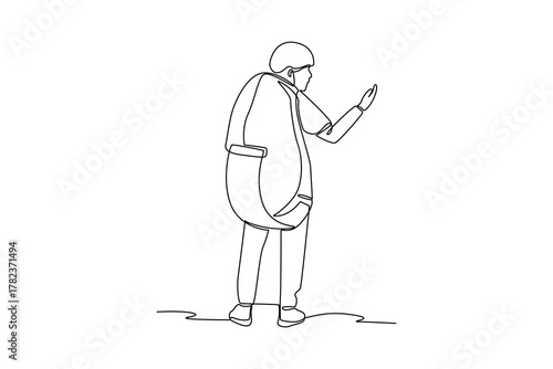 Simple continuous line drawing of all about paragliding activity. simple line, creativity designer. Vector, Designer.