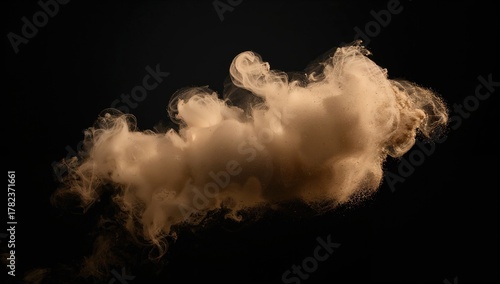 Abstract sand enshrouded by...
