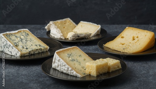 Various cheese varieties in...