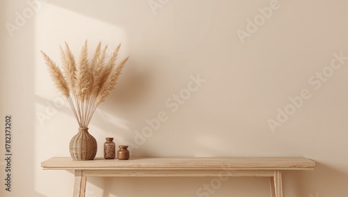 Minimalist Japandi style in...