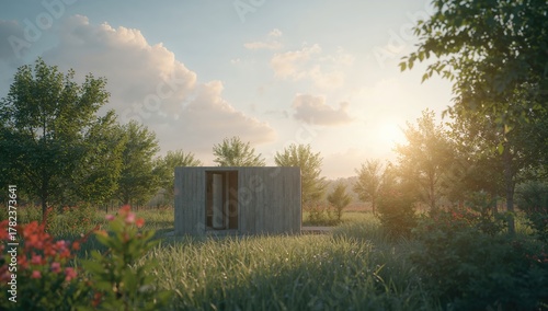 3D rendering illustration o...
