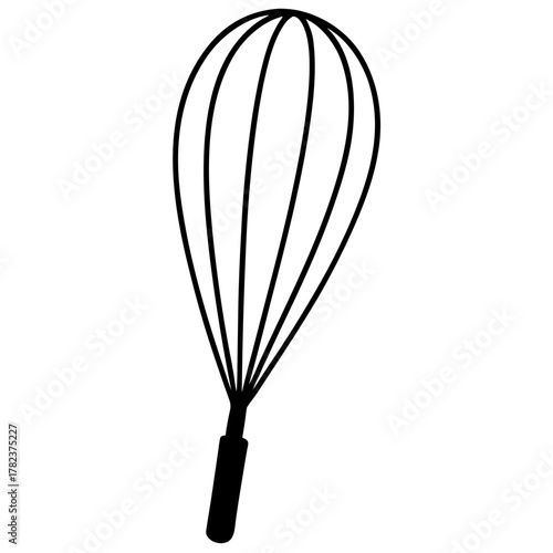 whisk isolated on white background
