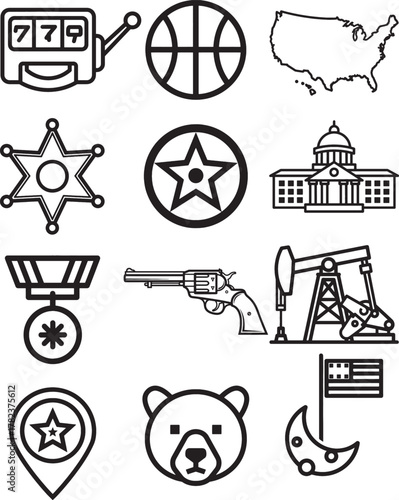 American icons and symbols