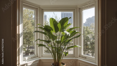 A vibrant indoor plant thri...