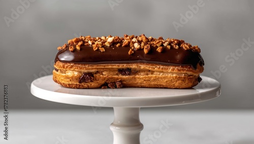 Homemade Eclair Topped With...